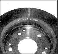  Тормозной диск Mazda 626